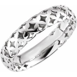 4.5 mm Pierced Style Ring