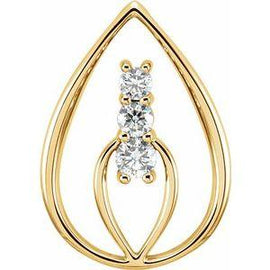 Three-Stone Pendant Mounting