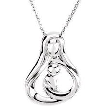 Load image into Gallery viewer, 1 Child Mother&#39;s Embrace 18&quot; Necklace
