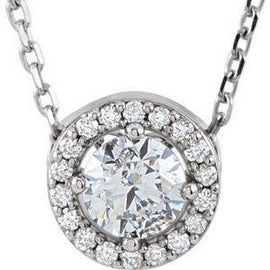 1/4 CTW Diamond Halo-Style 16