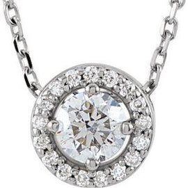 1/4 CTW Diamond Halo-Style 16