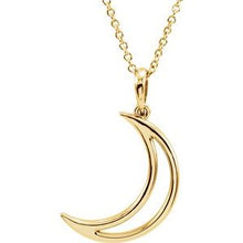 Load image into Gallery viewer, 25.7x4.7 mm Crescent Moon Pendant
