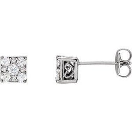 1/3 CTW Diamond Stud Earrings