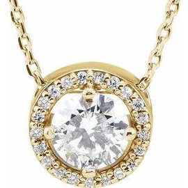 1/4 CTW Diamond Halo-Style 16