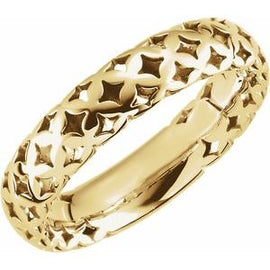 4.5 mm Pierced Style Ring