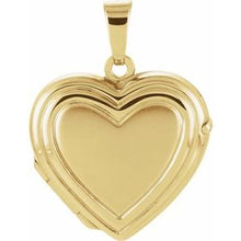 Load image into Gallery viewer, 17.9x17 mm Heart Locket
