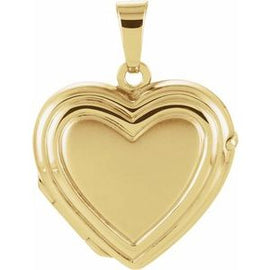 17.9x17 mm Heart Locket