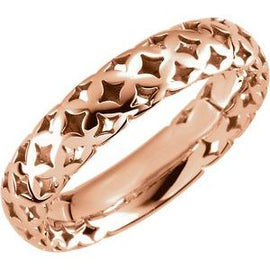 4.5 mm Pierced Style Ring