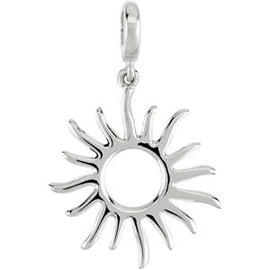 28.75x17 mm Petite Sun Charm