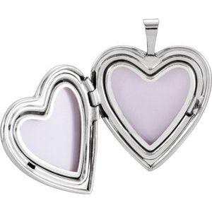 20.5x19 mm Heart Cross Locket