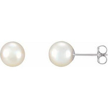 Load image into Gallery viewer, 5-5.5 mm Freshwater Cultured Pearl Earrings
