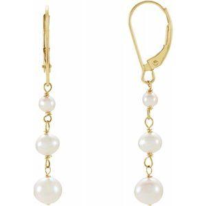 Freshwater Cultured Pearl Earrings