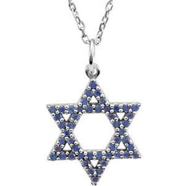 1/5 CTW Diamond Star of David Necklace