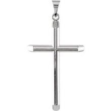 Load image into Gallery viewer, 34.25x22 mm Unadorned Cross Pendant
