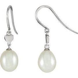 Freshwater Cultured Pearl Dangle Earrings