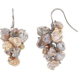 Freshwater Cultured Keshi Pearl Earrings