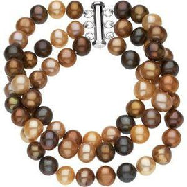 Pearl Triple Strand Bracelet