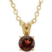 Load image into Gallery viewer, Mozambique Garnet 18&quot; Necklace
