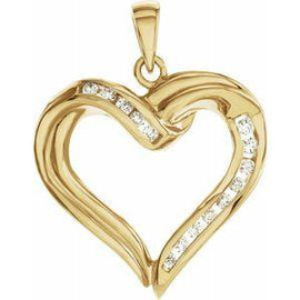Diamond Heart Pendant