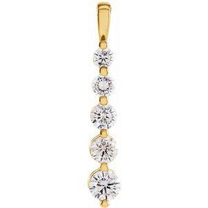 Journey 5-Stone Diamond Pendant