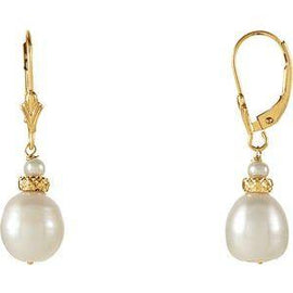Freshwater Cultured Pearl Earrings