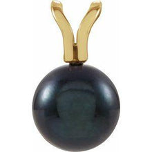 Load image into Gallery viewer, Black Akoya Cultured Pearl Pendant
