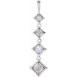 Journey 4-Stone Diamond Pendant