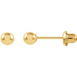 4 mm Ball Stud Piercing Earrings