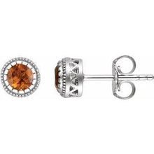 Load image into Gallery viewer, Garnet &quot;January&quot; Birthstone Earrings
