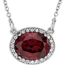 Load image into Gallery viewer, .05 CTW Diamond 16.5&quot; Necklace
