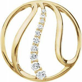 3/4 CTW Diamond Journey Pendant