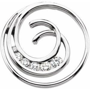 Journey Diamond Spiral Pendant