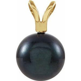 Black Akoya Cultured Pearl Pendant