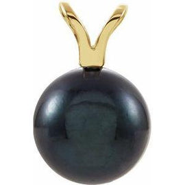 Black Akoya Cultured Pearl Pendant