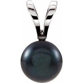 Black Akoya Cultured Pearl Pendant