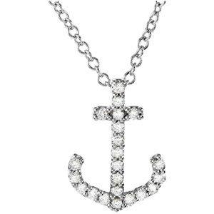 1/8 CTW Diamond Anchor 16