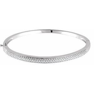 1 CTW Diamond Pave' Bracelet