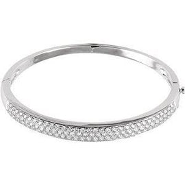 3 CTW Diamond Pave' Bangle 7
