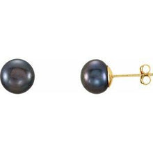 Load image into Gallery viewer, 5-6 mm White Freshwater Cultured Pearl Earrings
