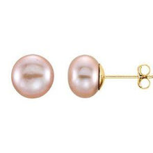 Load image into Gallery viewer, 5-6 mm White Freshwater Cultured Pearl Earrings
