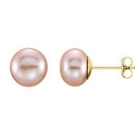 5-6 mm White Freshwater Cultured Pearl Earrings