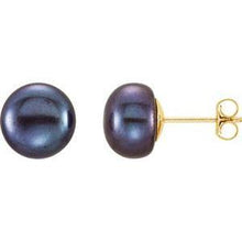 Load image into Gallery viewer, 5-6 mm White Freshwater Cultured Pearl Earrings
