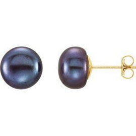 5-6 mm White Freshwater Cultured Pearl Earrings
