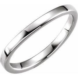 1.65 mm Ladies Stackable Band