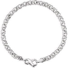 Load image into Gallery viewer, Solid Double Link Charm Bracelet
