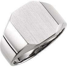 Load image into Gallery viewer, 16x14 mm Octagon Signet Ring
