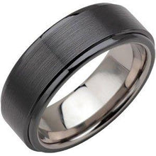 Load image into Gallery viewer, Ceramic Couture® 8 mm Ridged Band
