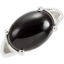 Load image into Gallery viewer, Cabochon Onyx Ring
