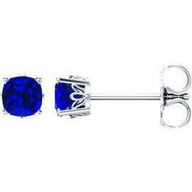 Chatham® Lab-Created Emerald Earrings