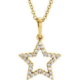 1/8 CTW Diamond Petite Star 16